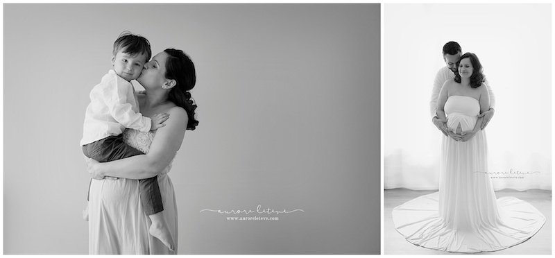 photo de femme enceinte avec son bébé par photographe grossesse