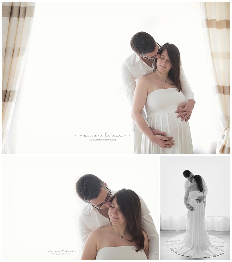 portrait de maternite par photographe Lyon