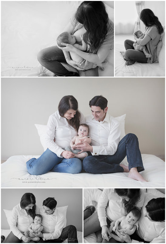 Une jolie séance photo pour les 100 jours de Bébé avec Léandre