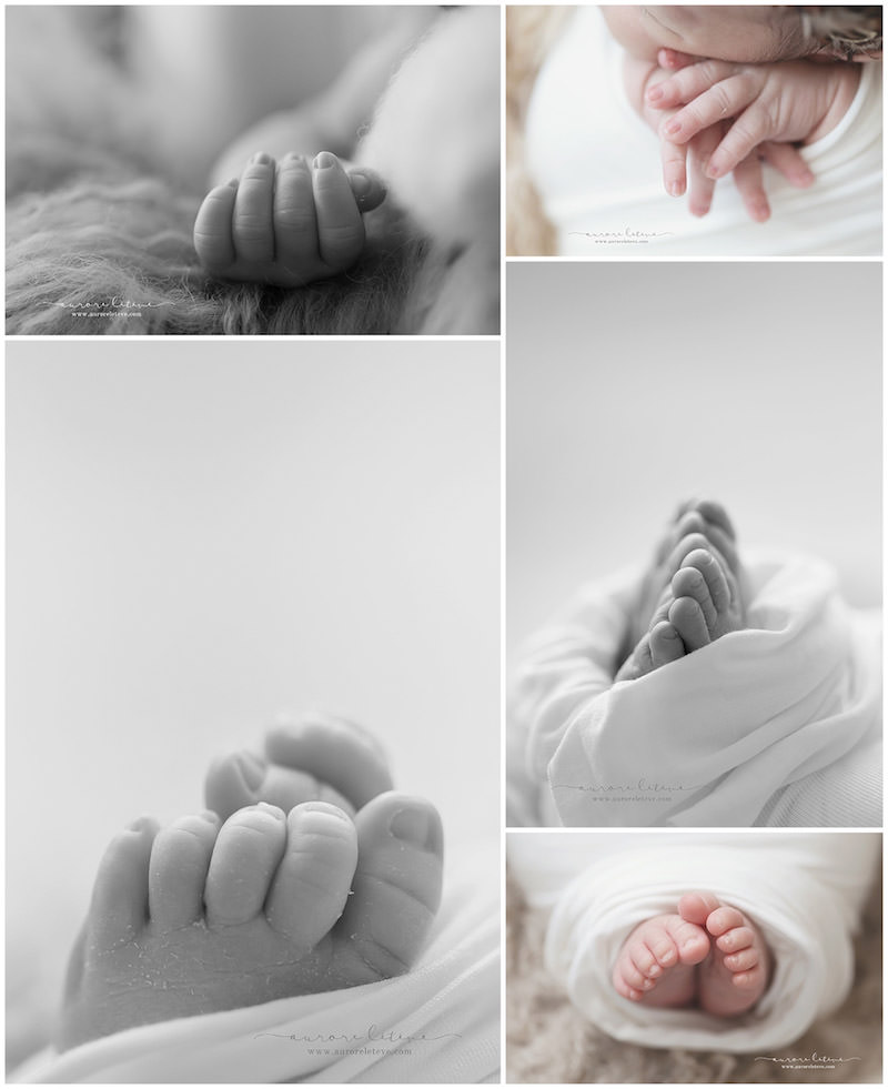Les photos de détails, un incontournable de la séance nouveau-né