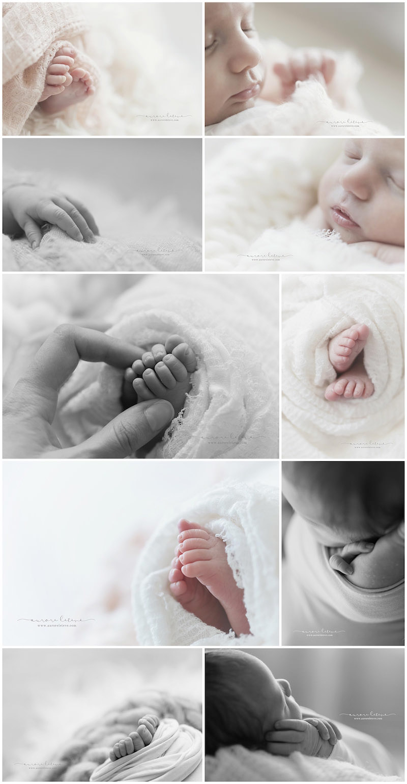 Les photos de détails, un incontournable de la séance nouveau-né