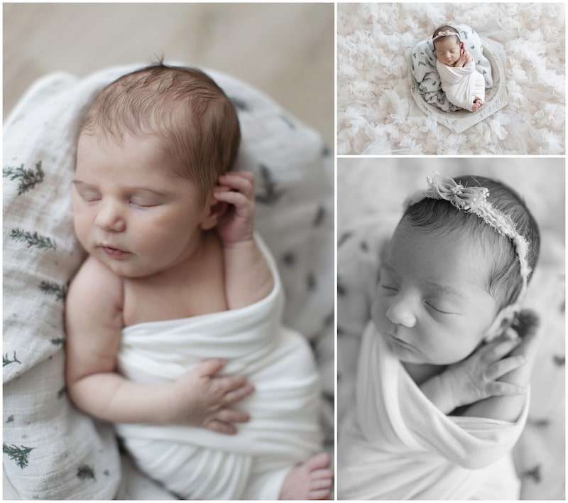 Emmailloter son bébé - Photographe bébé Lyon